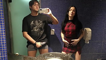 Bathroom Anal Latina Pornstar 
