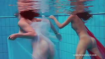 Underwater Pornstar Brunette Girlfriend 